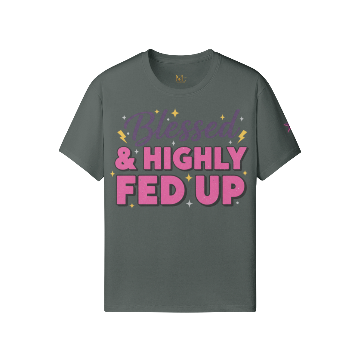 Blessed & Highly Fed Up Tee