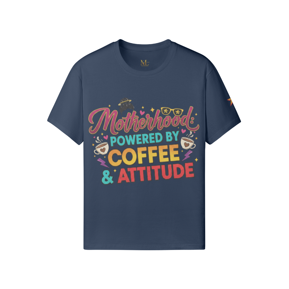Motherhood: Powered by Coffee &amp; Attitude Tee