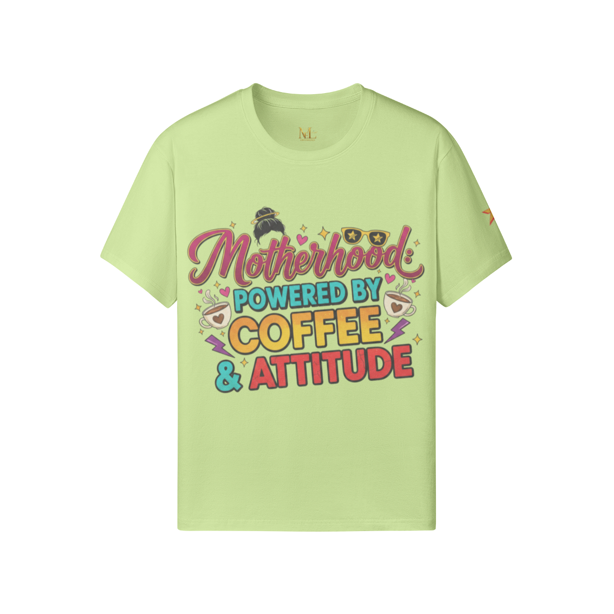 Motherhood: Powered by Coffee &amp; Attitude Tee