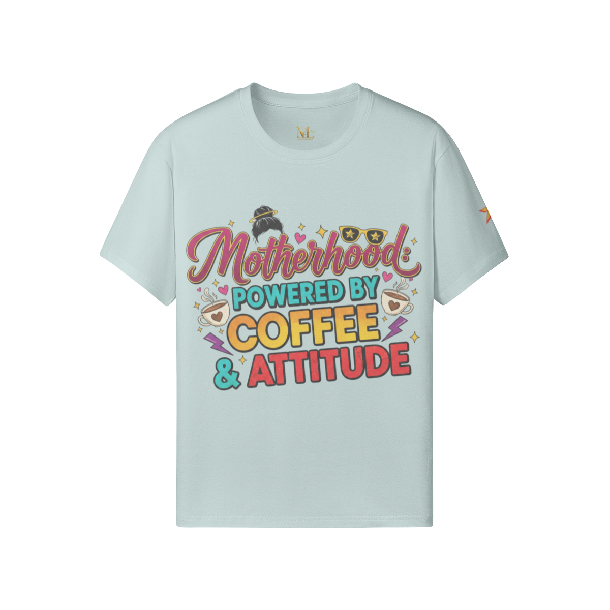 Motherhood: Powered by Coffee &amp; Attitude Tee