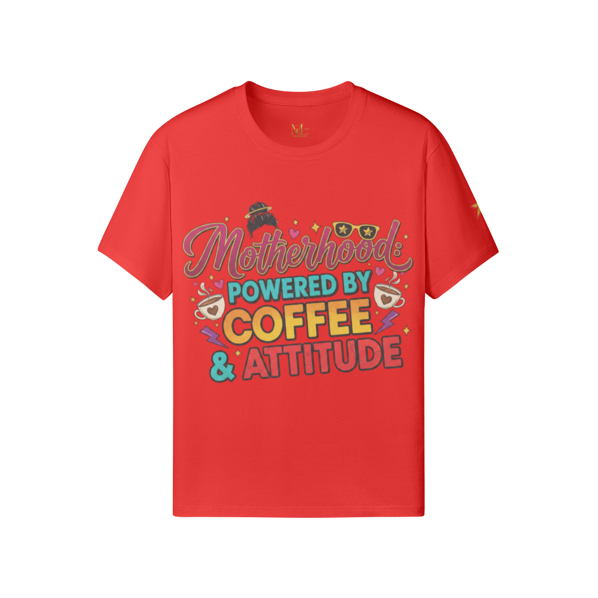 Motherhood: Powered by Coffee &amp; Attitude Tee