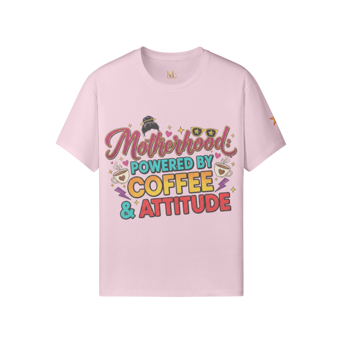 Motherhood: Powered by Coffee &amp; Attitude Tee