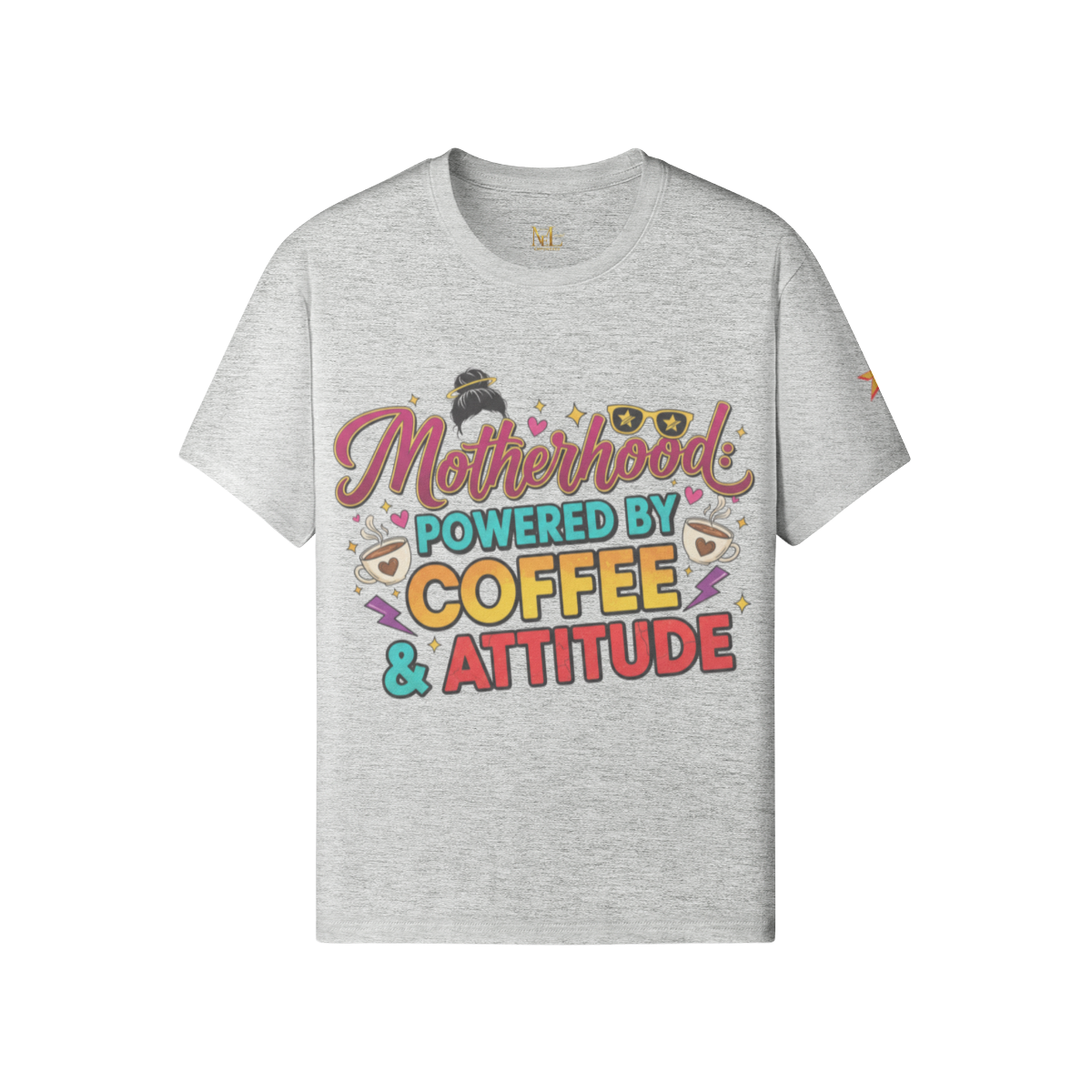 Motherhood: Powered by Coffee &amp; Attitude Tee